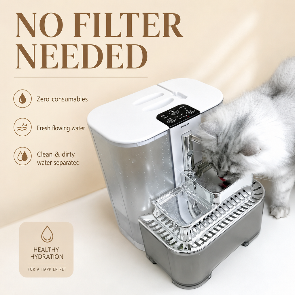 5L Smart Pet Water Fountain | No Filter Needed