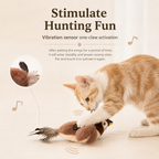 FlutterBird Interactive Cat Toy | Sound & Vibration