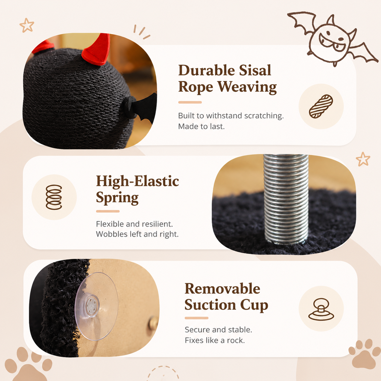 Devil Ball Cat Scratcher