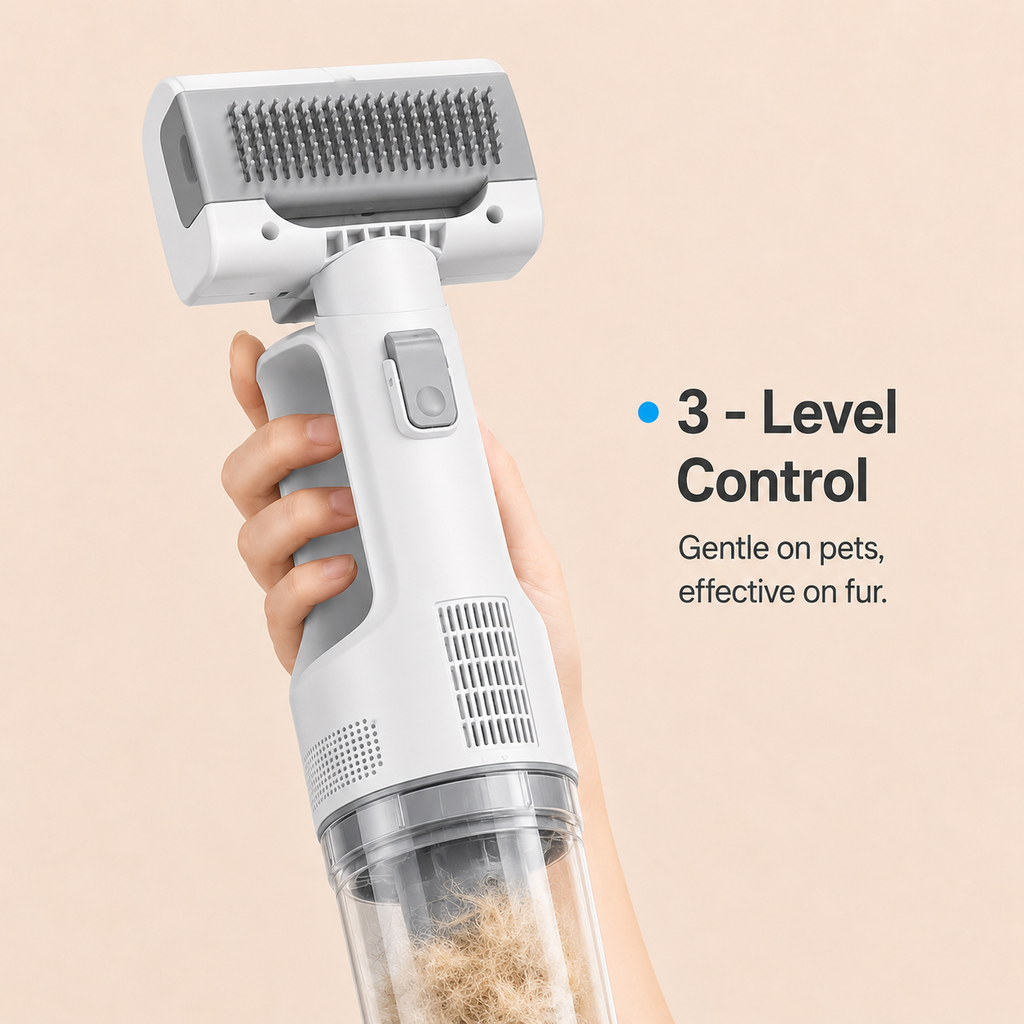 5-in-1 Wireless Pet Grooming Vacuum Set