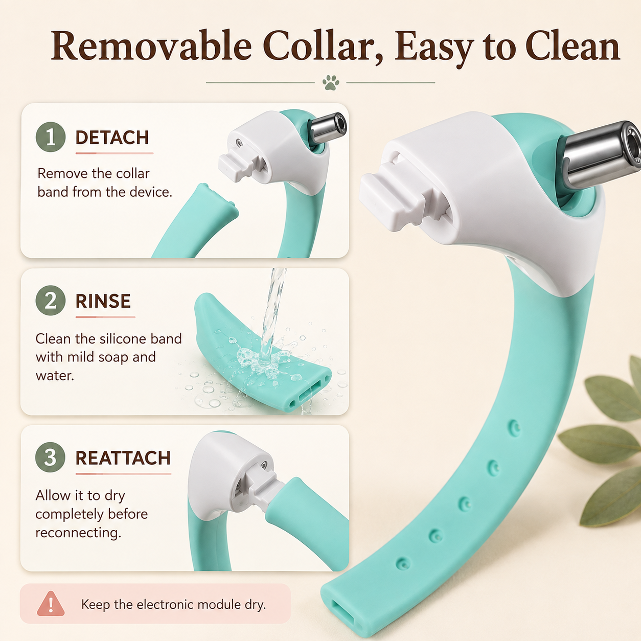 Smart Laser Collar for Cats | 3 Interactive Play Modes